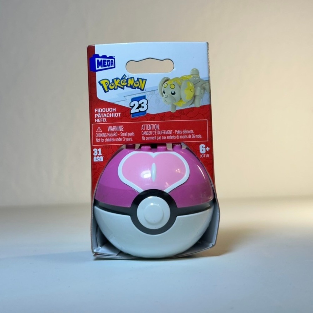 Mega Construx Pokemon Fidough Pâtachiot Hefel‎ Build Set 23 31 Pcs New